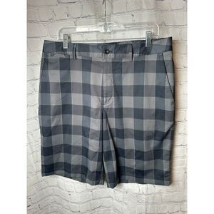 Under Armour Men's Plaid‎ Golf Shorts Casual Athletic Performance Shorts Size 34